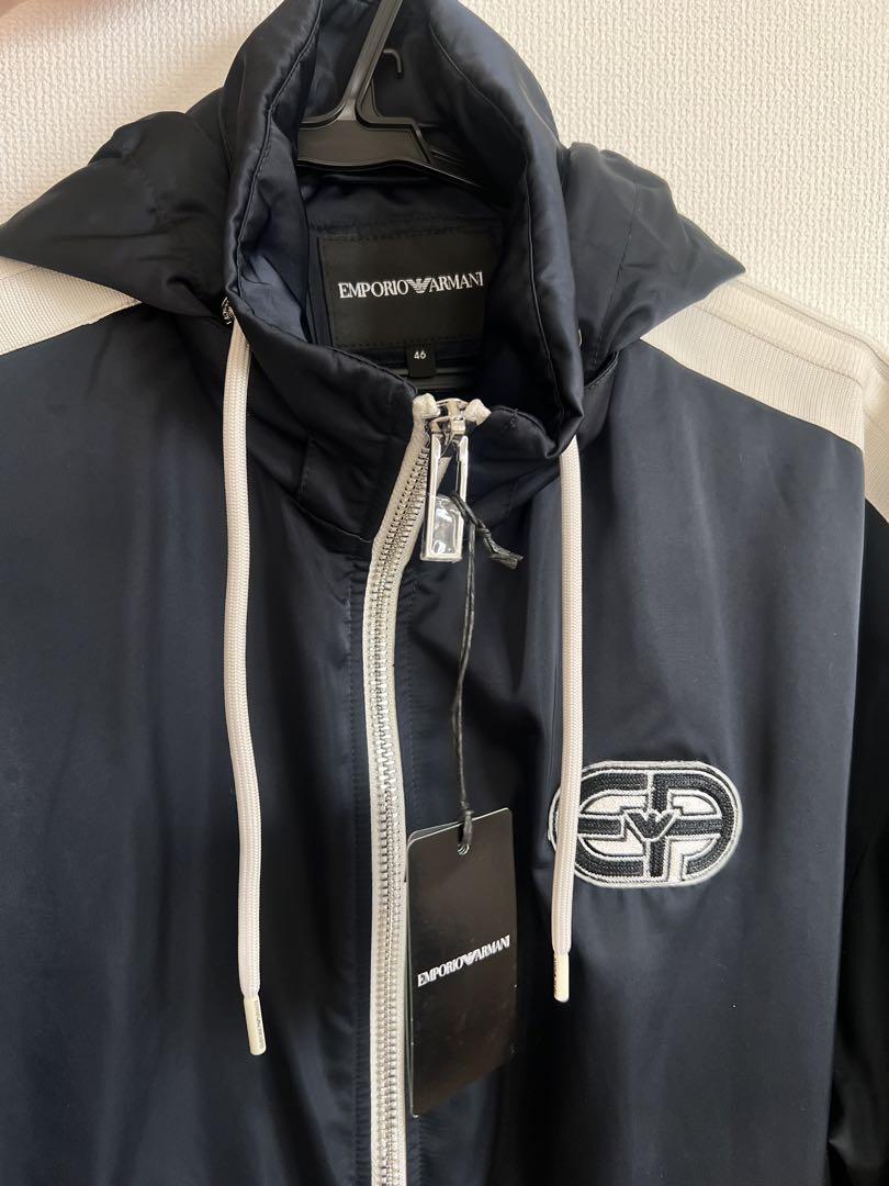 EMPORIO ARMANI ネイビー ナイロンジャケット