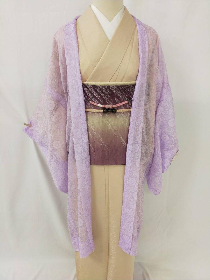【4月～10月迄】★★新品未使用洗えるシフォン長羽織★★
