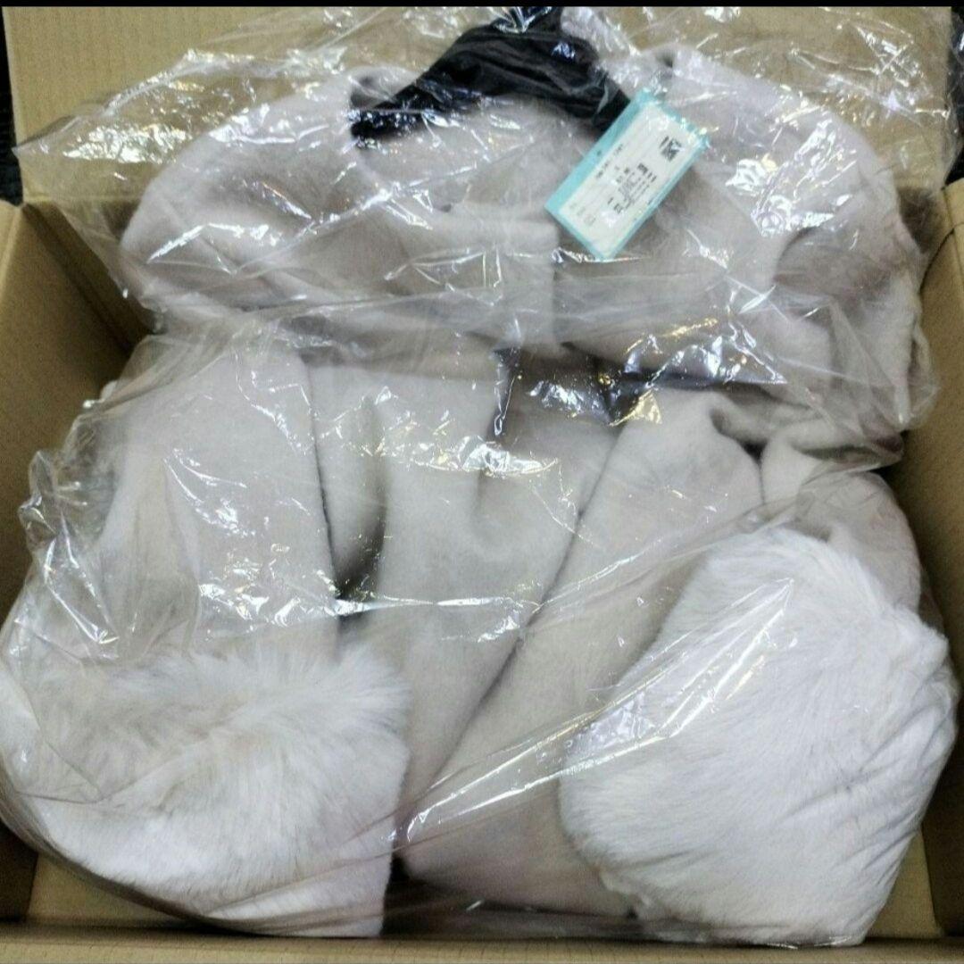 Liala×PG Aライン 袖口ボリューム フェイクファー コート Liala×PG Aライン 袖口ボリューム フェイクファー コート