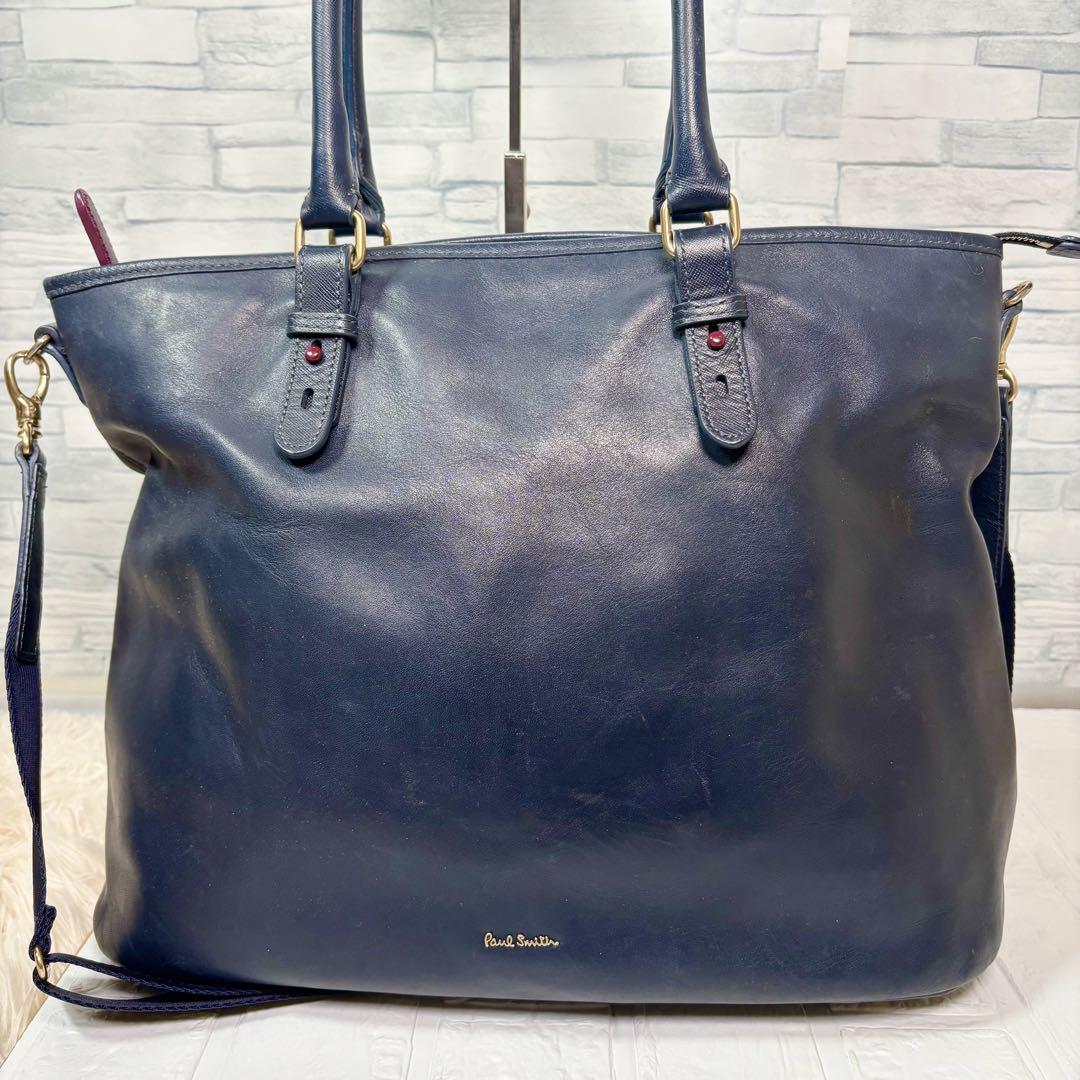ポールスミス トートバッグ ショルダーバッグ 2way レザー
