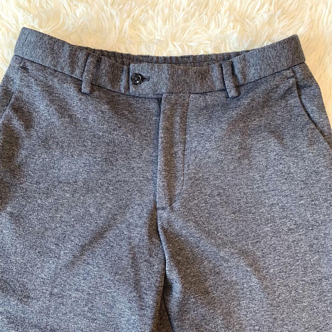 美品　ザラ 4way ストレッチコンフォートニット素材 2Bセットアップスーツ