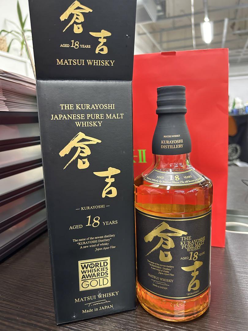 マツイピュアモルトウィスキー倉吉　18年　720ml