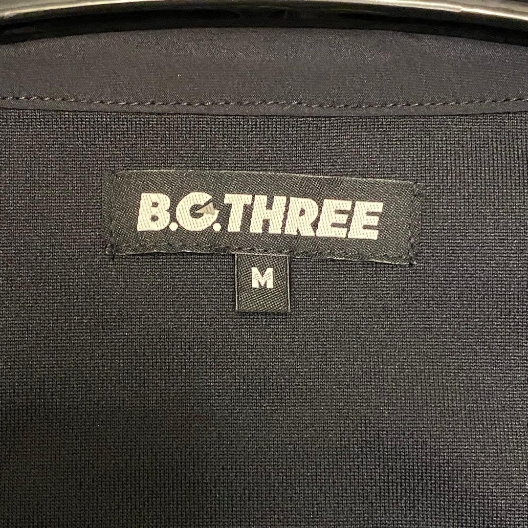 ビームスゴルフ B.G.THREE ブラック トラックジャケット M ビームスゴルフ B.G.THREE ブラック トラックジャケット M