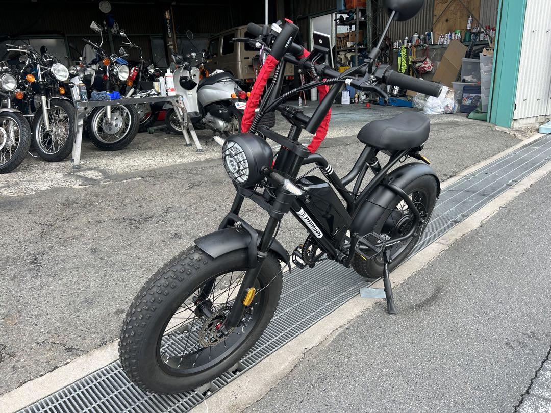 4,PAIMINN 電動アシスト自転車 極太タイヤ SPTEBIK