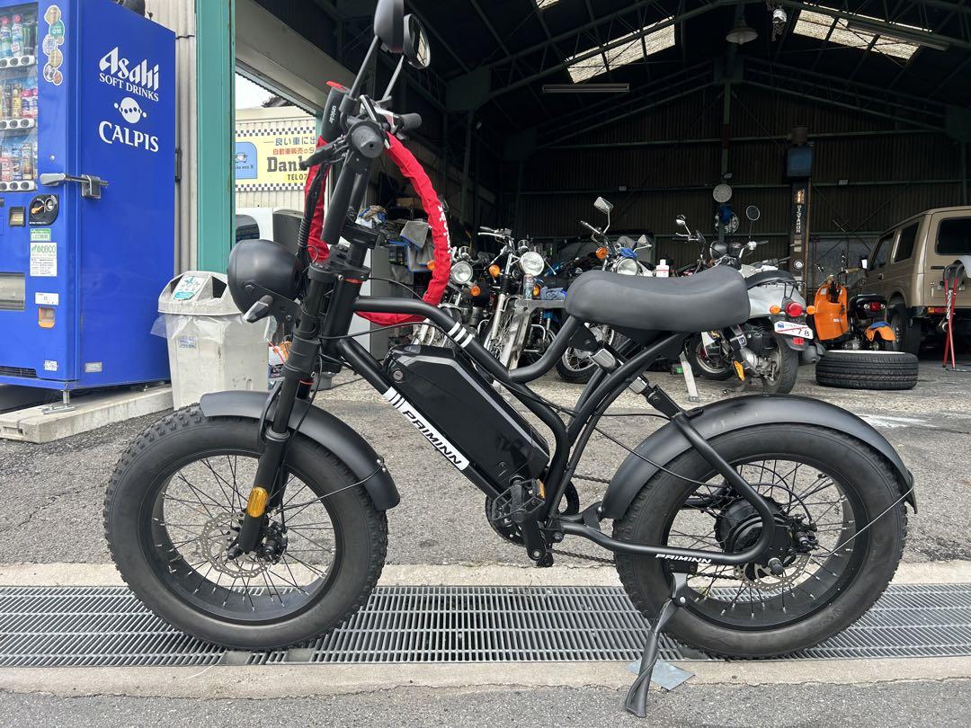 4,PAIMINN 電動アシスト自転車 極太タイヤ SPTEBIK
