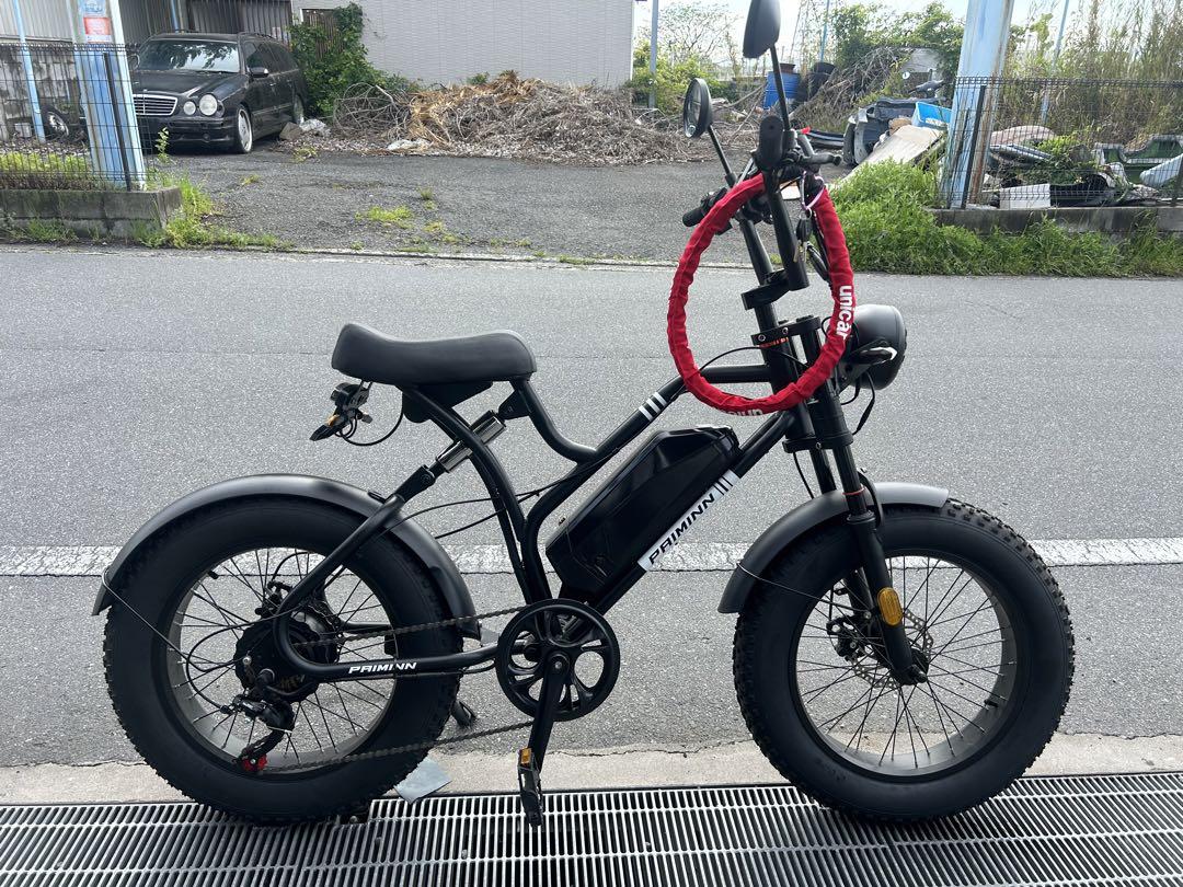 4,PAIMINN 電動アシスト自転車 極太タイヤ SPTEBIK