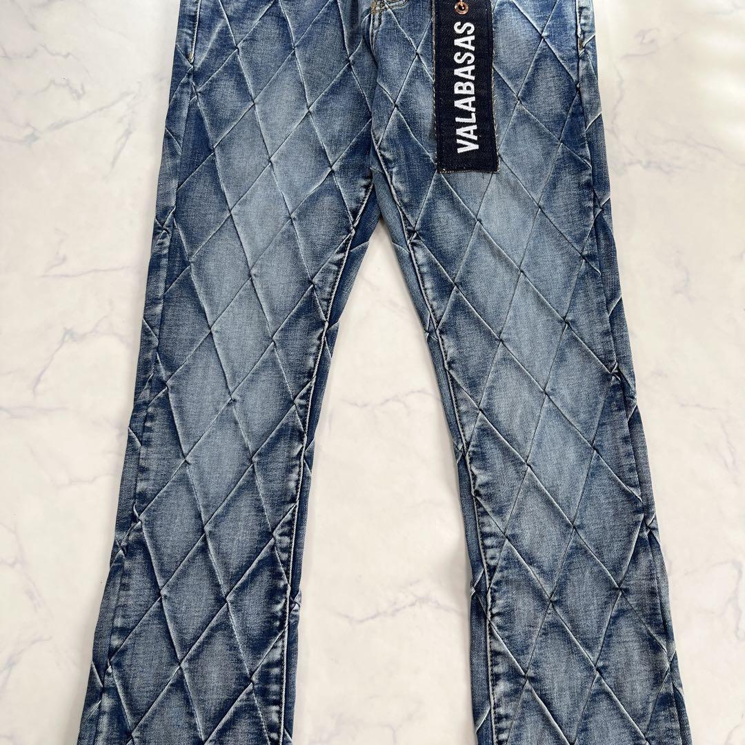 valabasas バラバサス スタックフレアスキニーデニム 29 新品