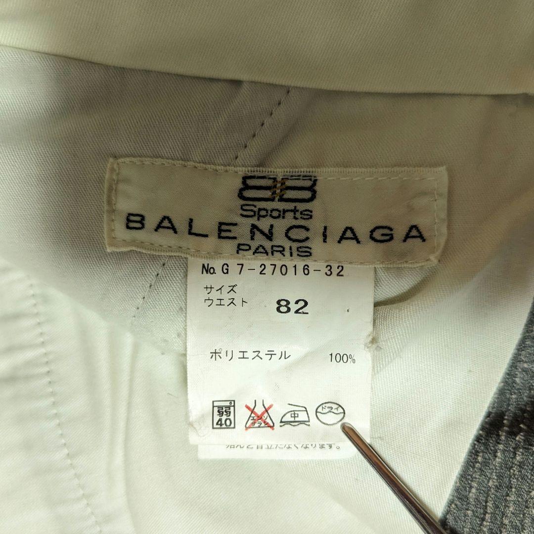 BALENCIAGA】希少90sツータックワイドコーデュロイパンツ グレー BALENCIAGA】希少90sツータックワイドコーデュロイパンツ グレー
