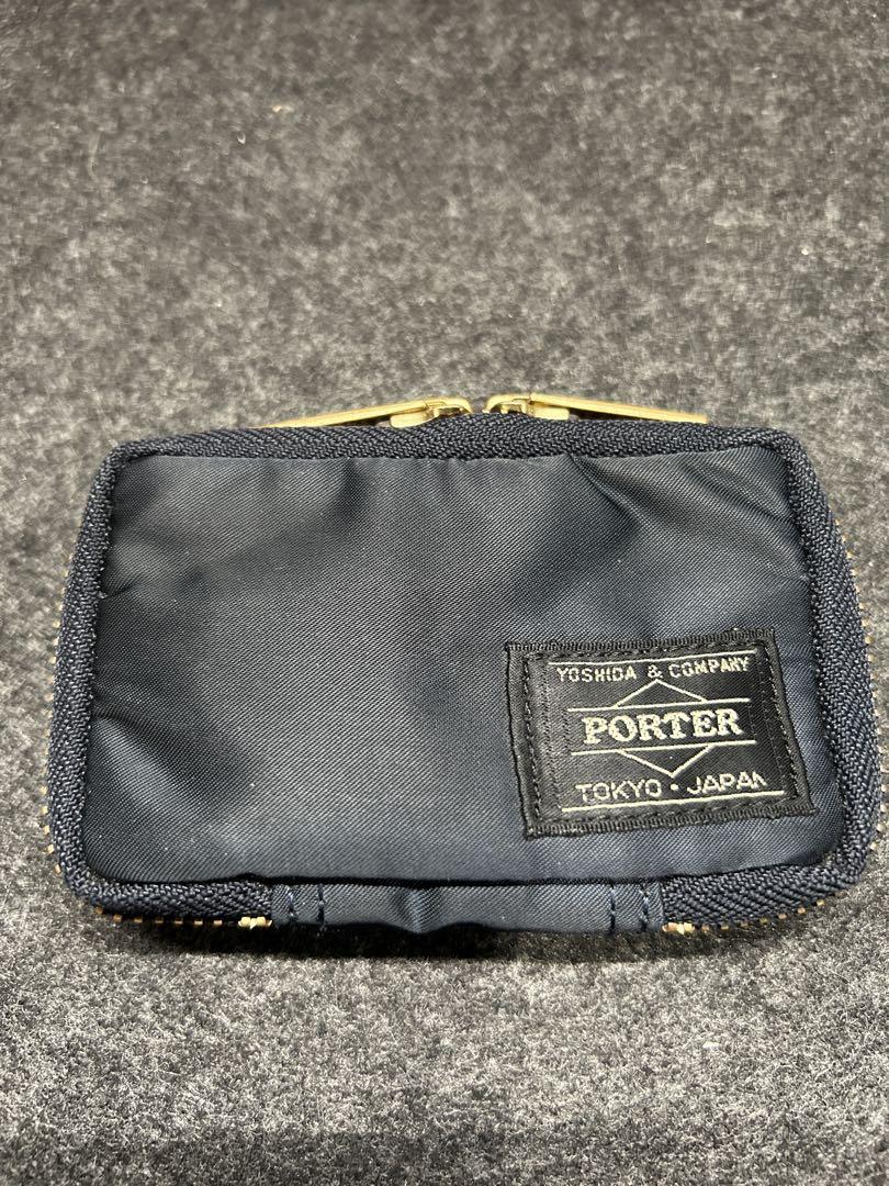 ポーター タンカー キーケース 人気色アイアンブルー 中古品