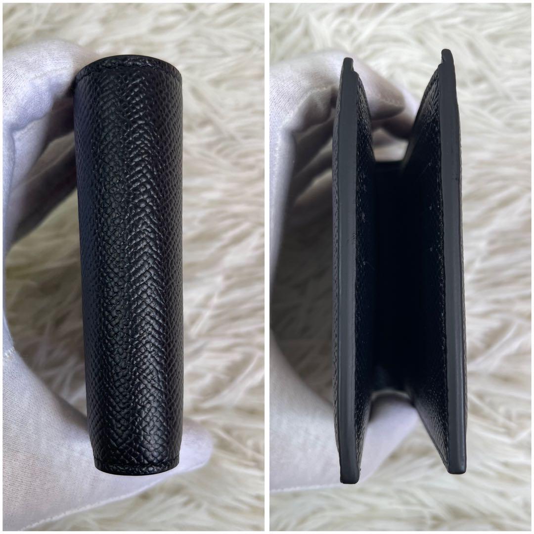 新品未使用品✨　ダンヒル　二つ折り財布　カドガン　レザー　ブラック