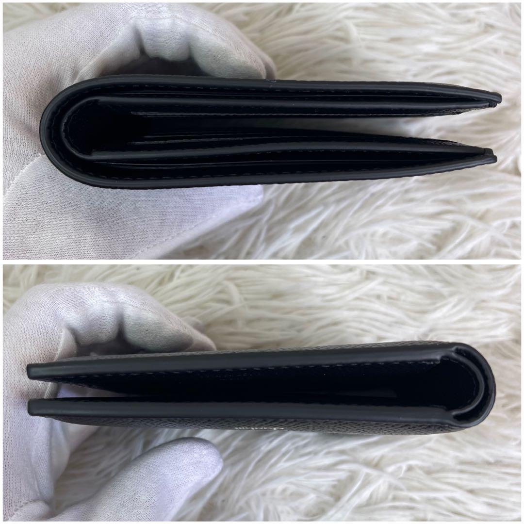 新品未使用品✨　ダンヒル　二つ折り財布　カドガン　レザー　ブラック