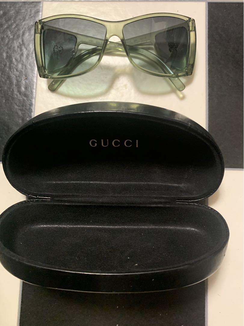 結婚祝い GUCCI レディース シルバー 緑 ロゴ GG グリーン サングラス