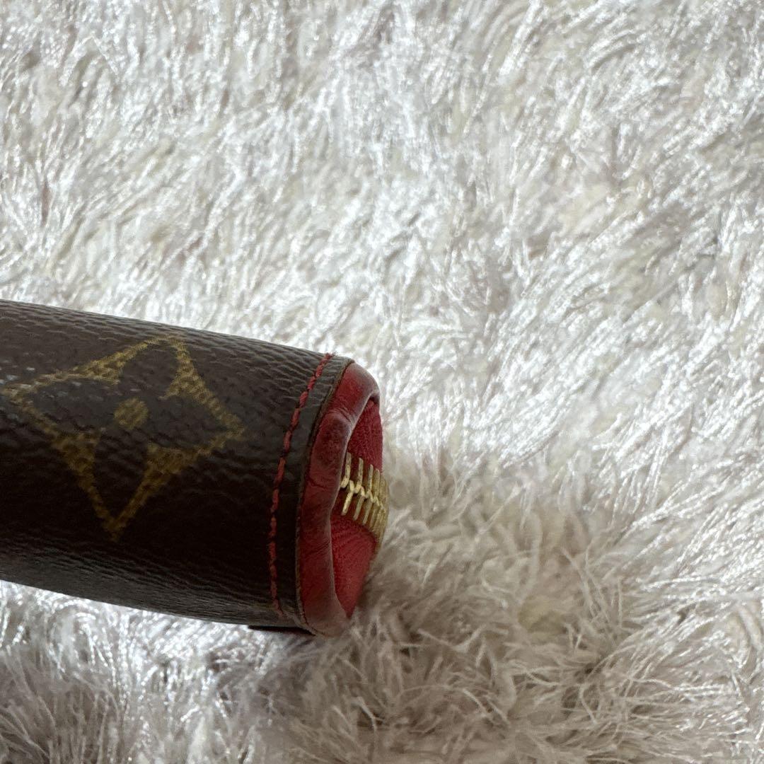 【美品】ルイヴィトン　長財布　ジッピーウォレット　レティーロ　モノグラム　赤