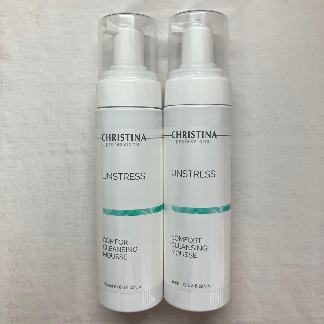 2本セット　新品　クリスティーナ　アンストレス　コンフォート　クレンジングムース 2本セット 新品 クリスティーナ アンストレス コンフォート