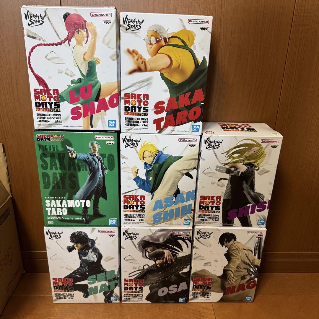 最新　人気　プライズ　フィギュア　まとめ売りセット　ワンピース　サカモトデイズ サカモトデイズ プライズ フィギュア まとめ売り 8体セット