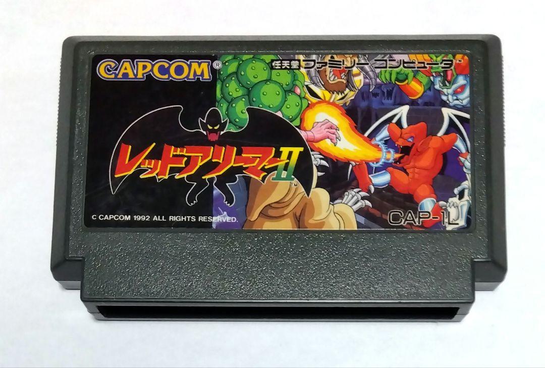 レア ファミコンソフト 暴れん坊天狗 レッドアリーマー2のセット