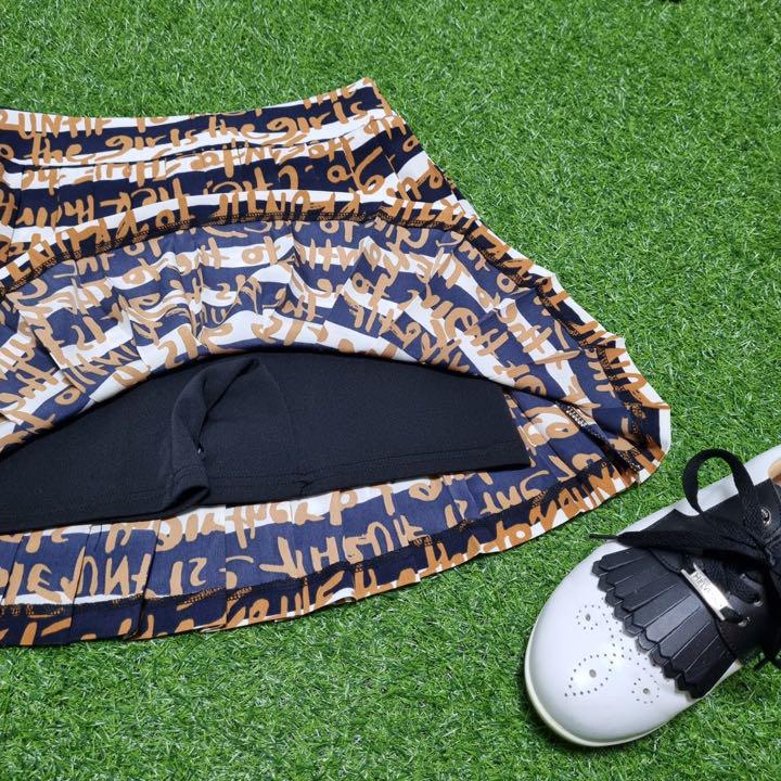 【新品】レディースゴルフウェア　プリーツスカート　韓国　海外
