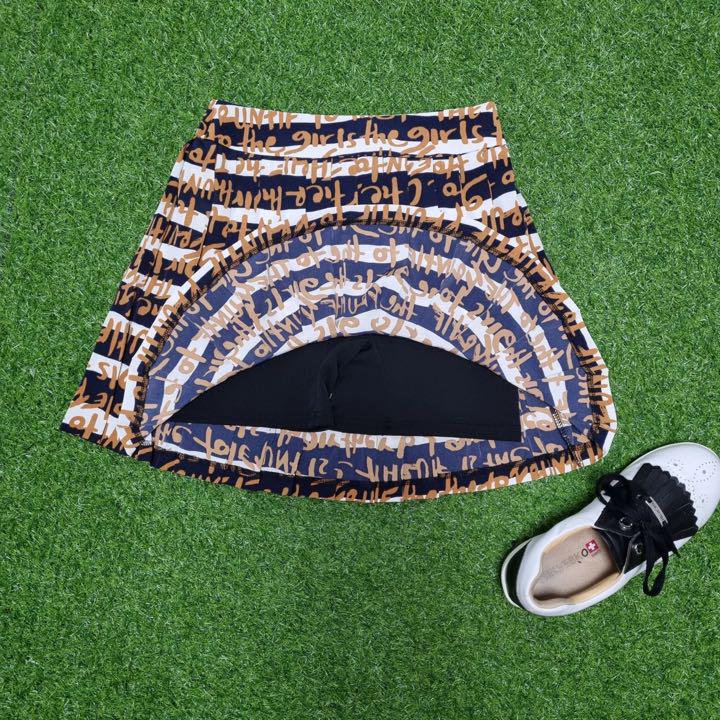 【新品】レディースゴルフウェア　プリーツスカート　韓国　海外