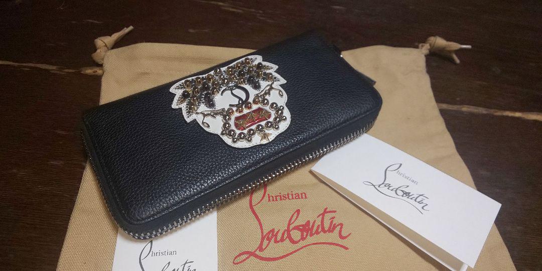 Christian Louboutinクリスチャンルブタンラウンドファスナー財布 ...