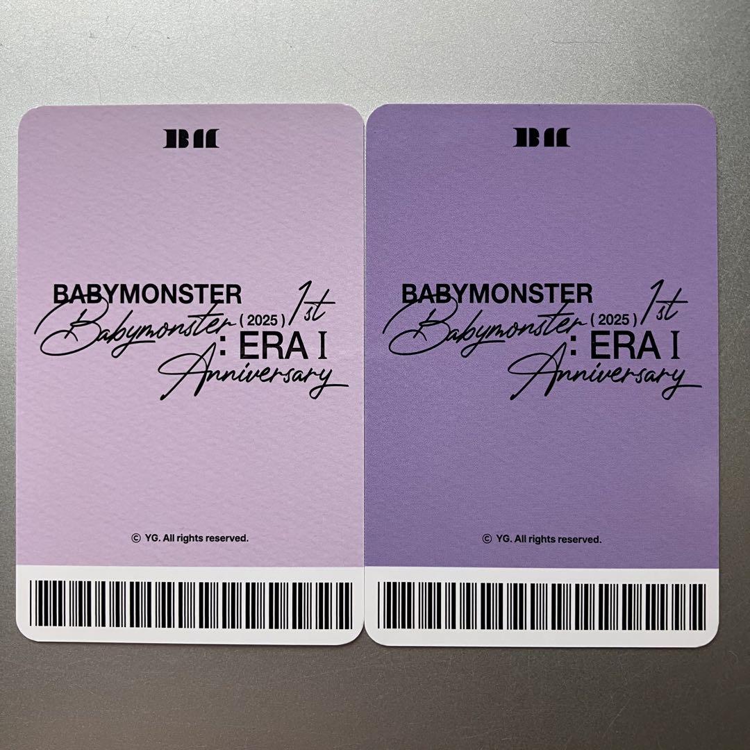 BABYMONSTER 1周年Photobook YG 特典 C/D　アヒョン BABYMONSTER 1周年Photobook YG 特典 C/D アヒョン