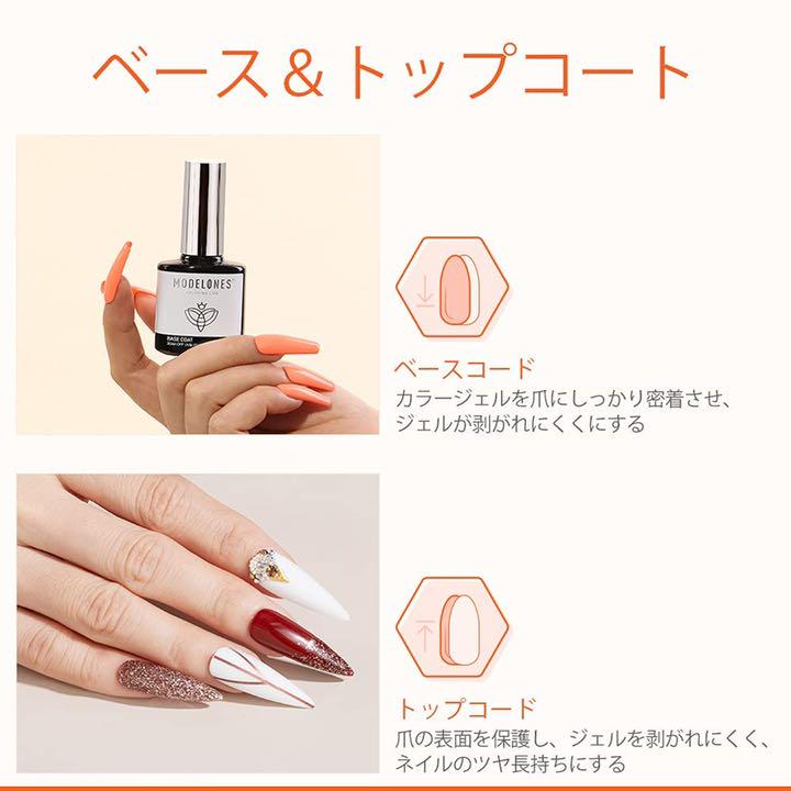 ネイル ベースコート トップコート セット メルカリ
