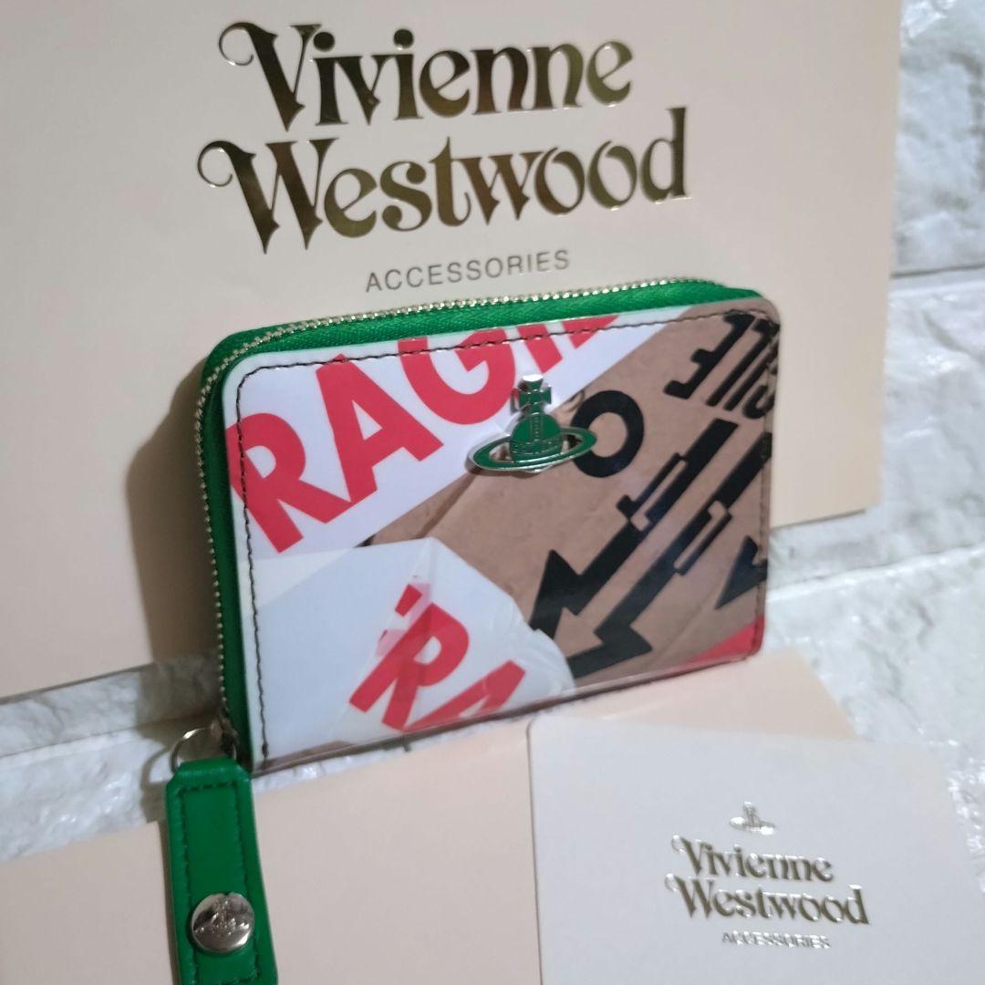 新品 未使用 Vivienne Westwood コーションテープ 小銭入れ