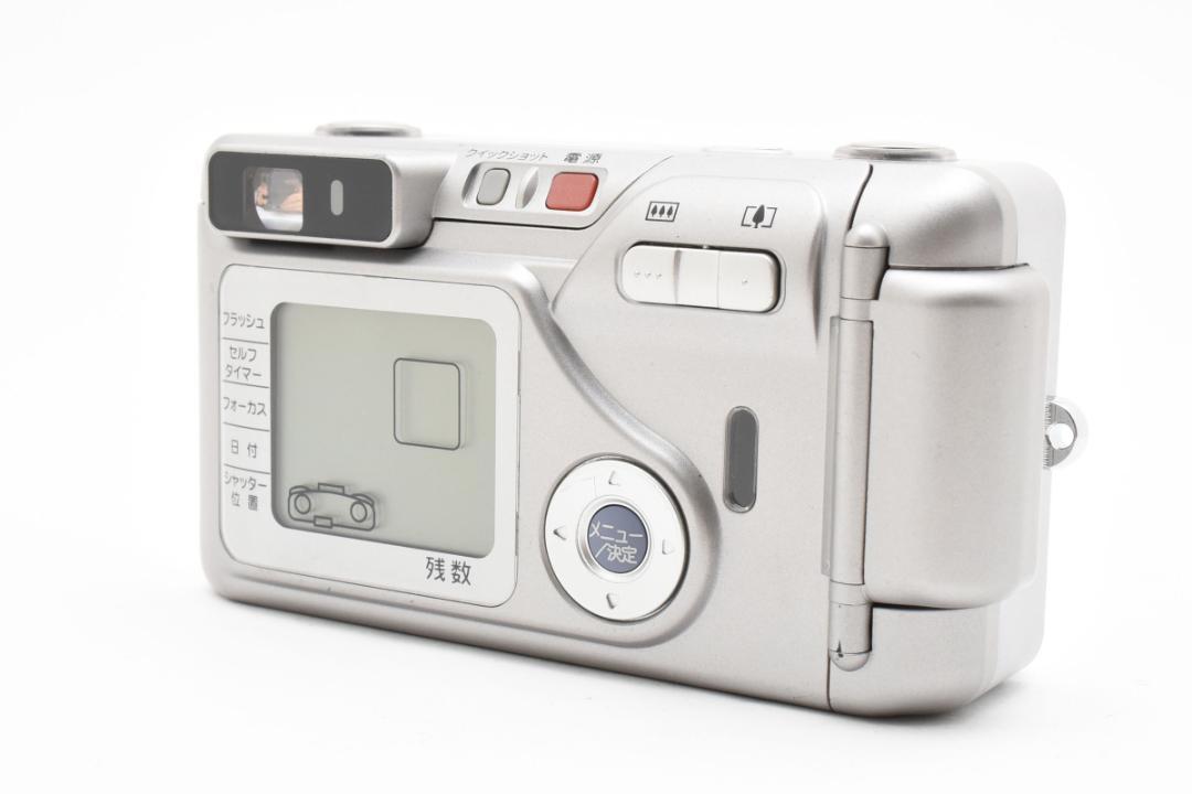 美品 FUJIFILM Silvi F2.8 シルバー コンパクトフィルムカメラ