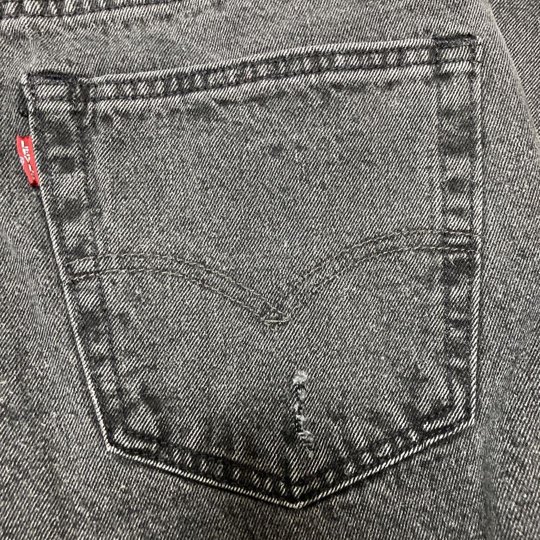 LEVI'S 501 セルビッチ ブラックデニム 赤耳 ビッグE 31×32