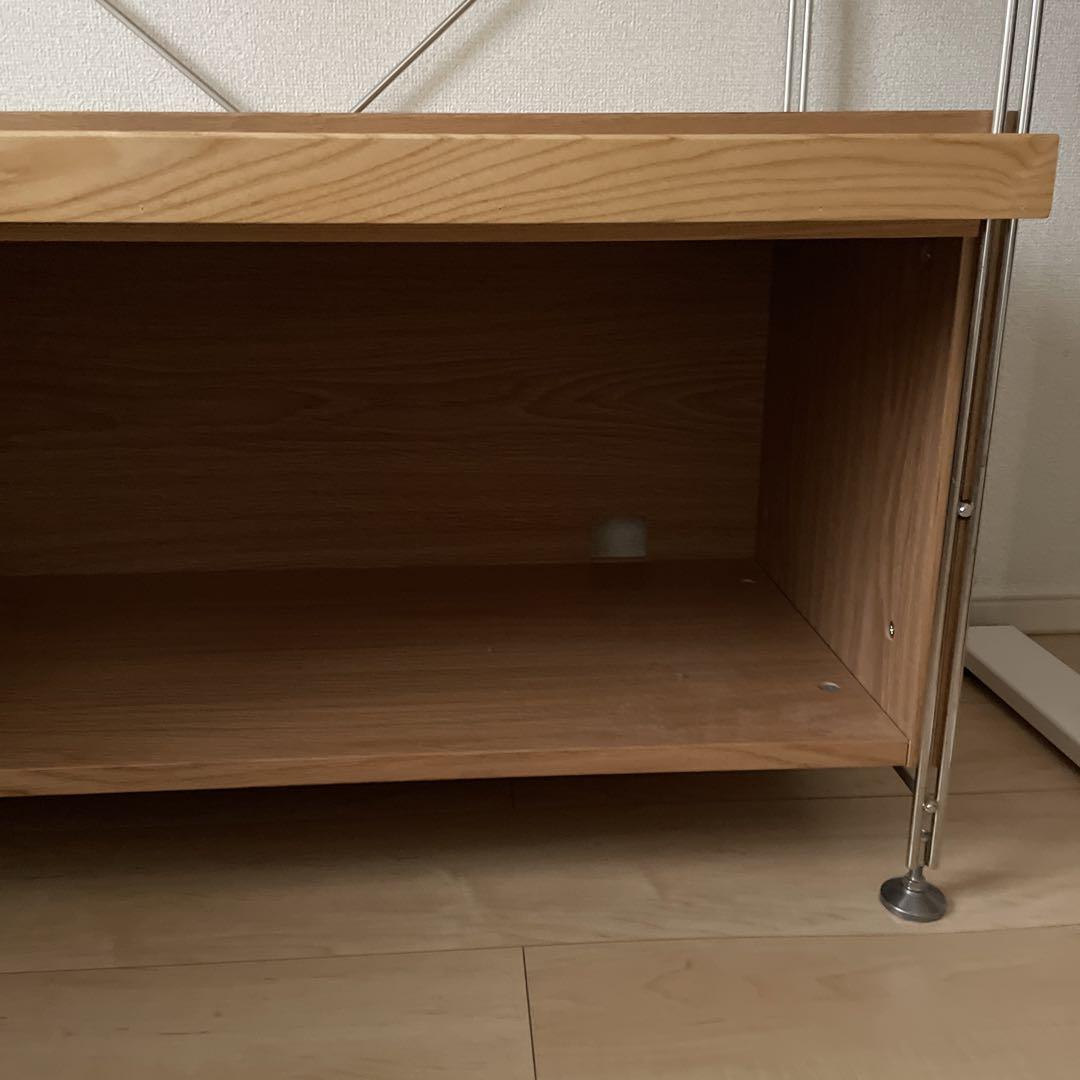 無印　ステンレスユニットシェルフ