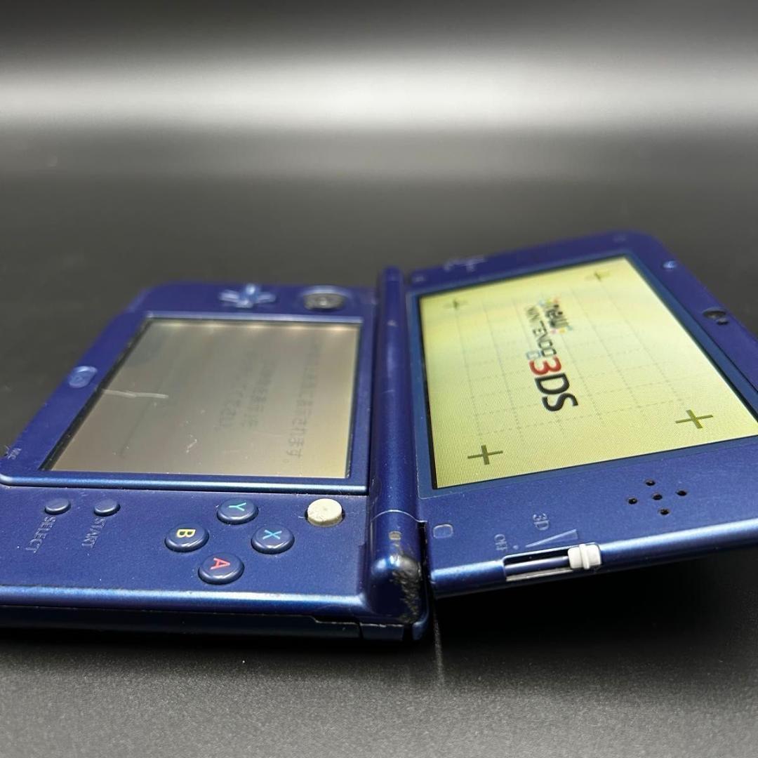 上下IPS液晶　Newニンテンドー3DS LL メタリックブルー 17 上画面iPS液晶 newニンテンドー3ds ll 完品 メタリックブルー