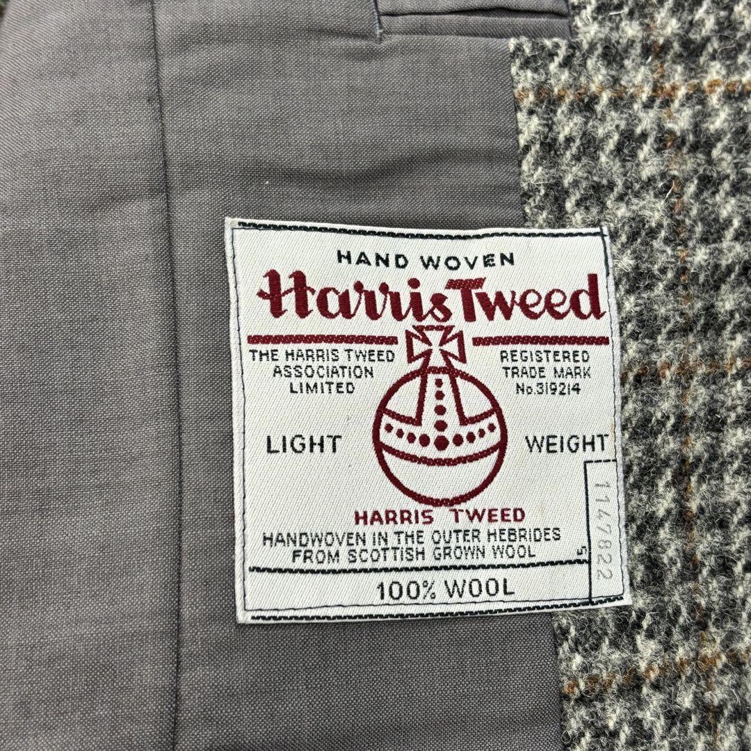 Vintage Harris Tweed テーラードジャケット ツイード 千鳥