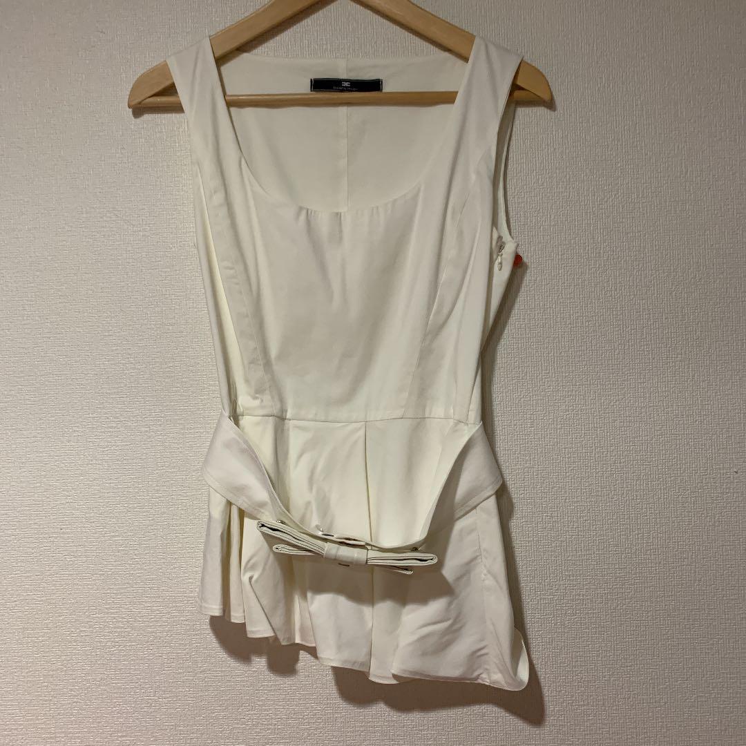 ELISABETTA FRANCHI エリザベッタフランキ レザーカットソー