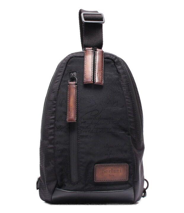 berluti ブラック メンズボディバッグ