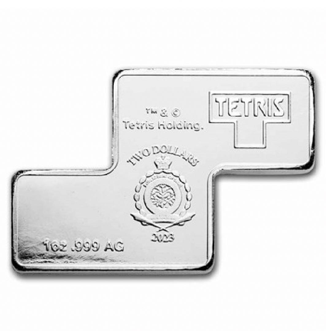 2023 テトリス銀貨 1オンス Z型 - メルカリ