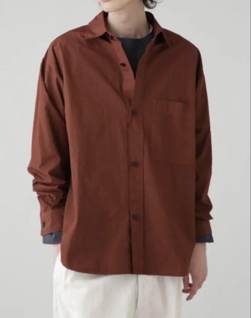 【ほぼ新品】MHL COMPACT COTTON POPLINシャツ