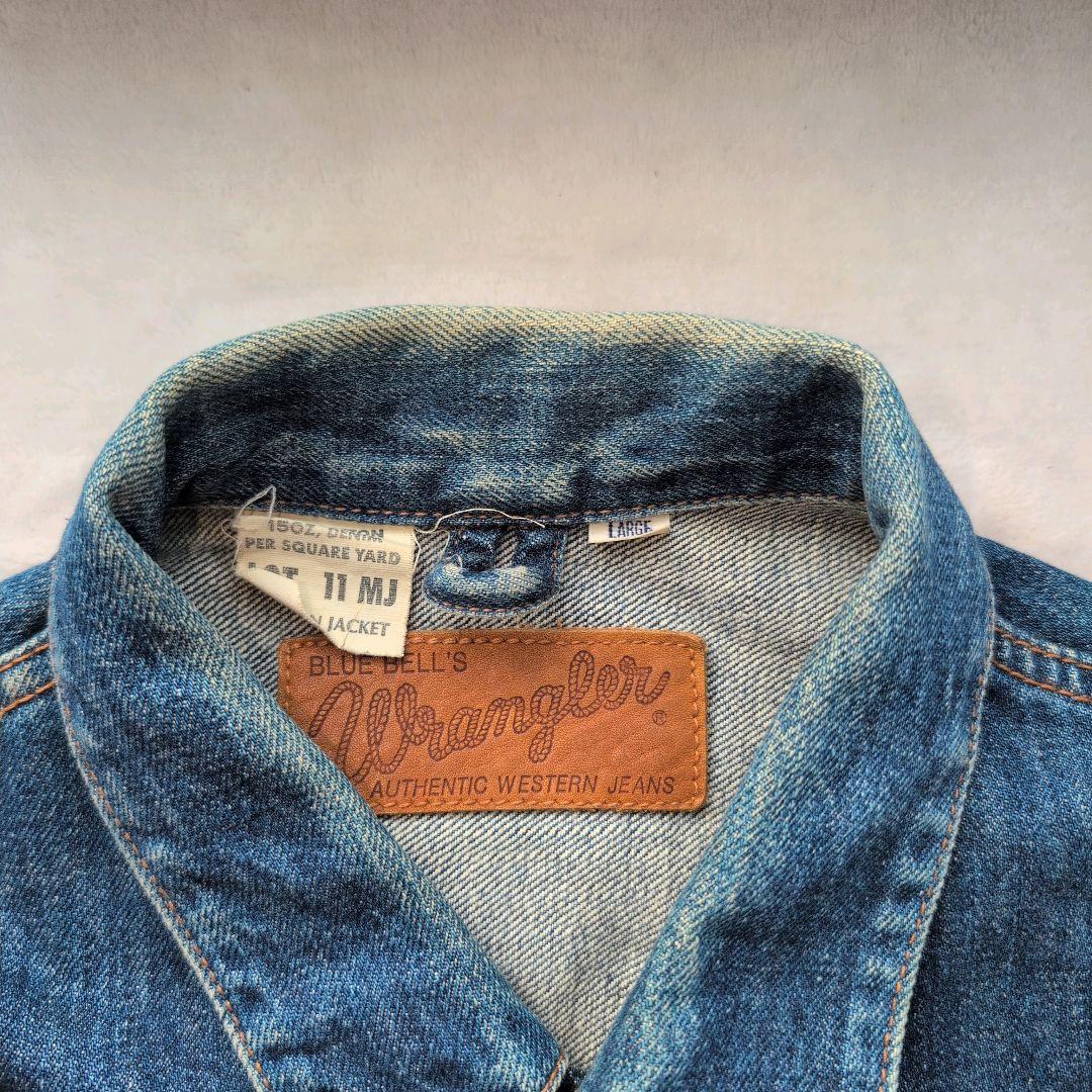 ラングラー デニムジャケット Lサイズ 11MJタイプ Gジャン 復刻モデル ラングラー デニムジャケット Lサイズ 11MJタイプ Gジャン 復刻モデル