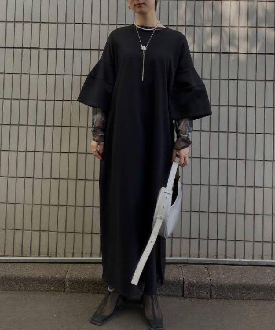 【美品】Ameri OTONA TOWER SLEEVE LONG TOP