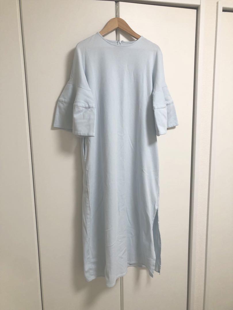 【美品】Ameri OTONA TOWER SLEEVE LONG TOP
