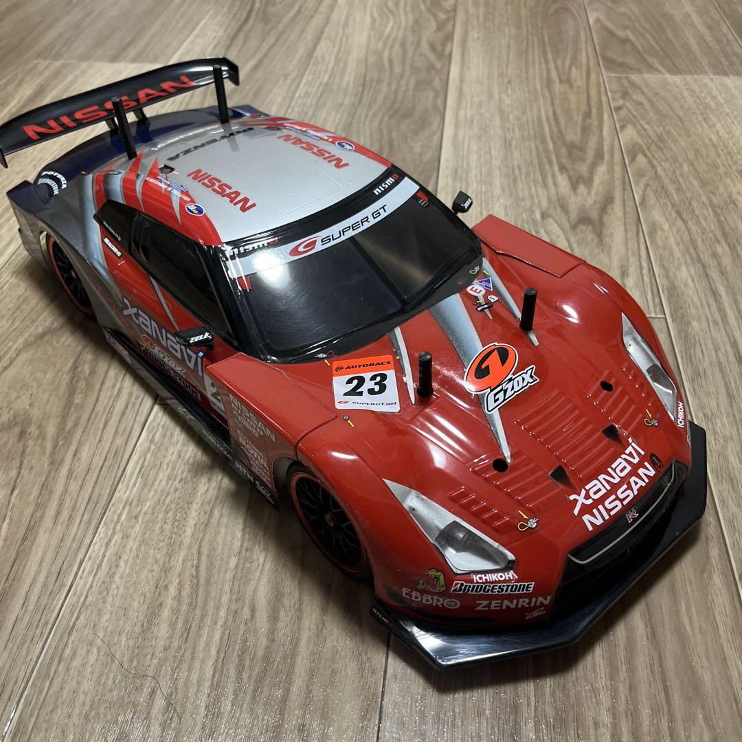 タミヤ ラジコン　ボディ　日産　GT-R 2008 ザナヴィ