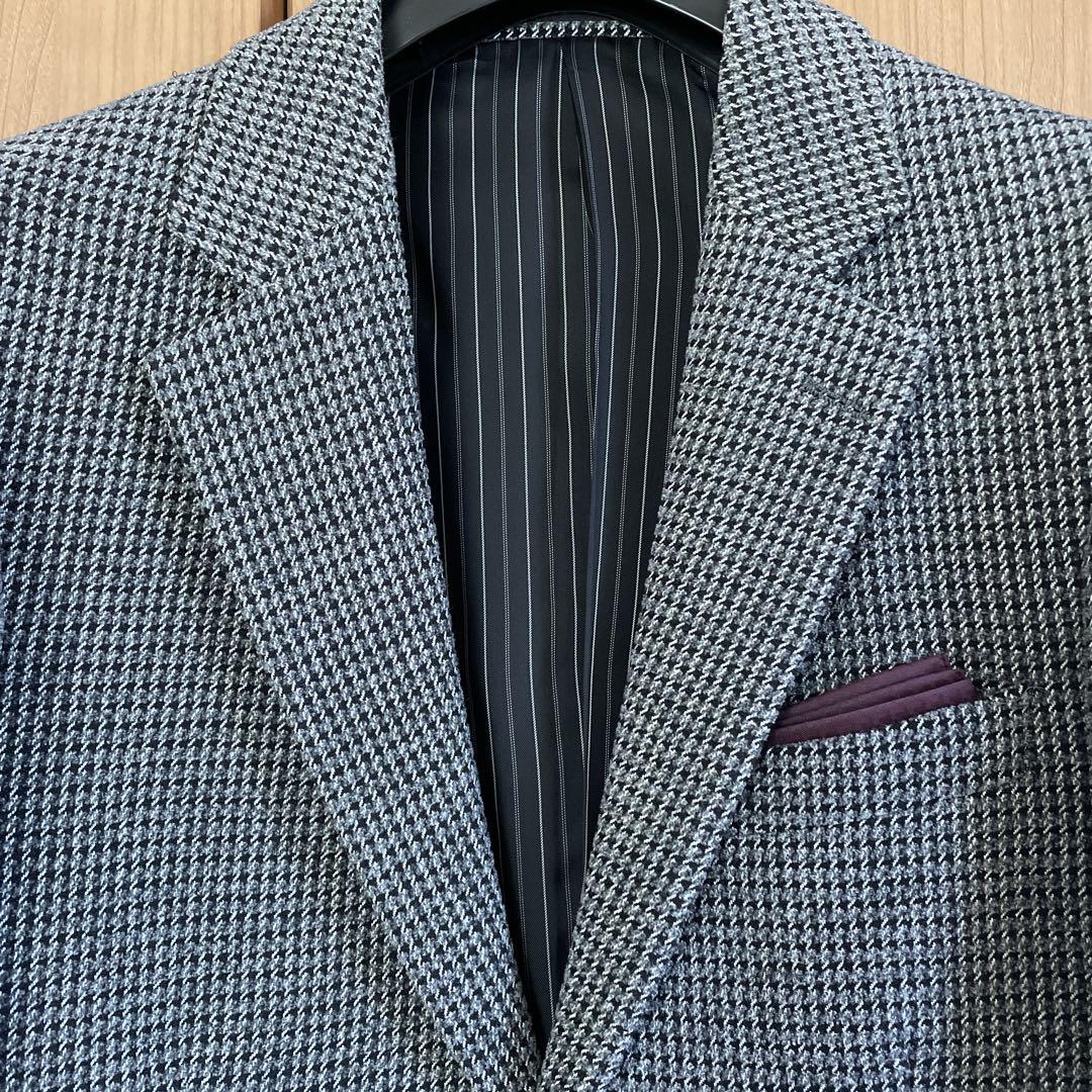 【未使用品】MEN'S BIGI テーラードジャケット　グレー