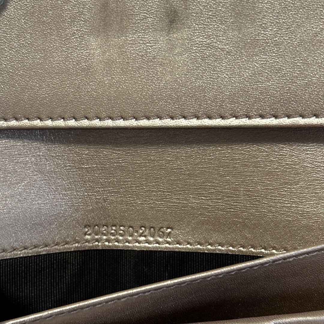 GUCCI グッチ マイクロ グッチシマ ハート コンチネンタル 長財布