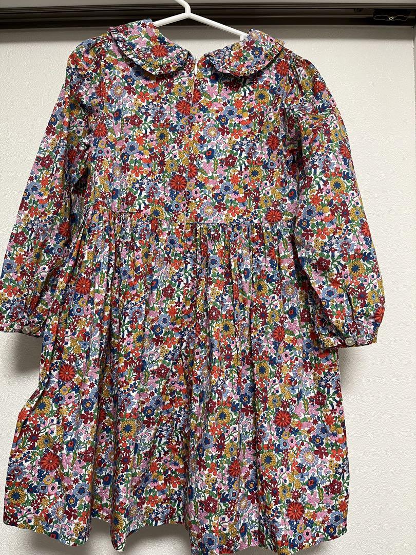 jacadiリバティ花柄ワンピース6A