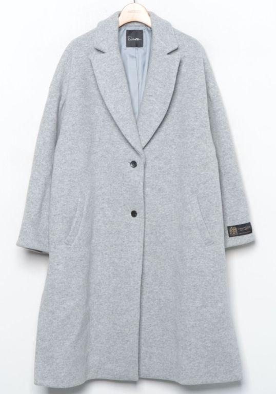 URBAN RESEARCH ROSSO WOMEN スリットコート グレー