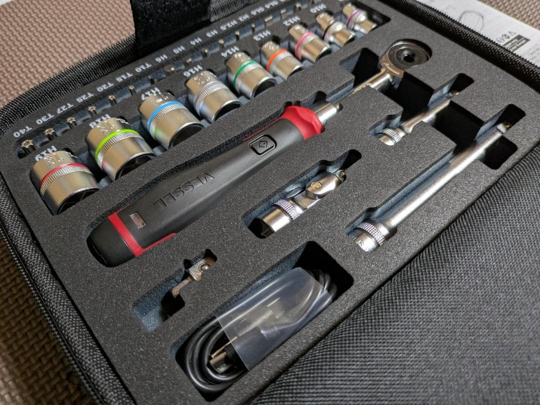 ベッセル 電動スリムラチェットセット No.400ER3-1M 未使用