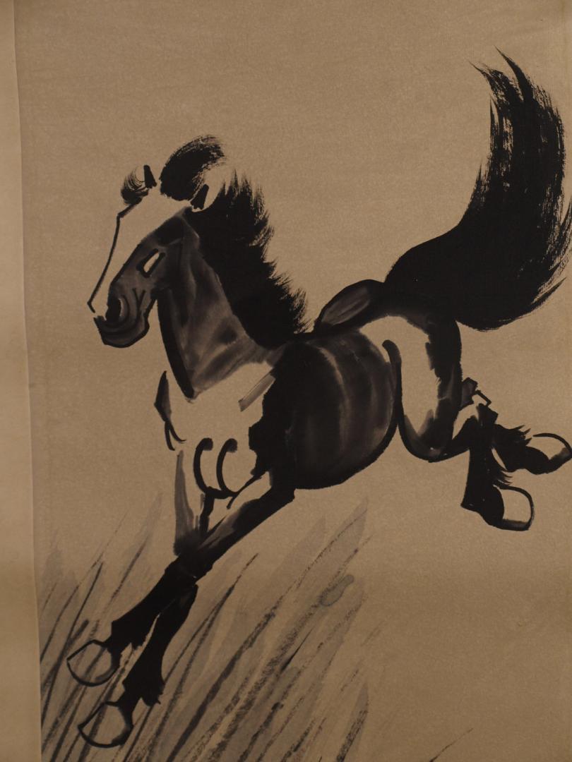 蔵出品 现代の肉筆絵 徐悲鸿作 人物絵 激安骨董品 DE633C8-3 蔵出品 现代の肉筆絵 徐悲鸿作 人物絵 激安骨董品 DE633C8-3