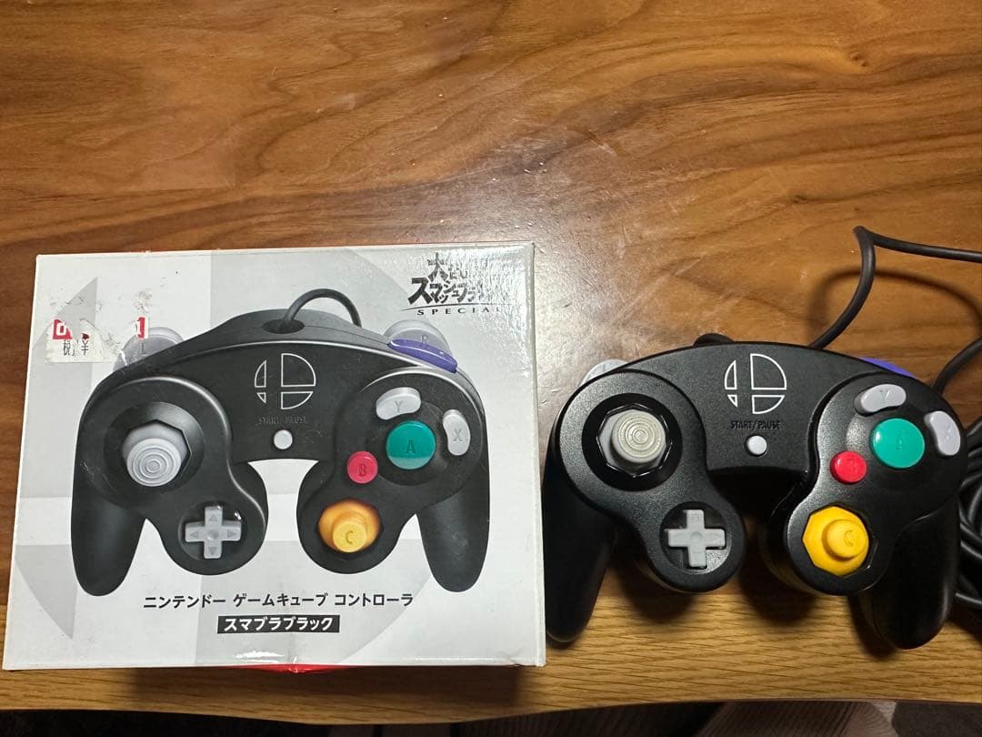 ゲームキューブ コントローラー スマブラブラックNintendo GameCube
