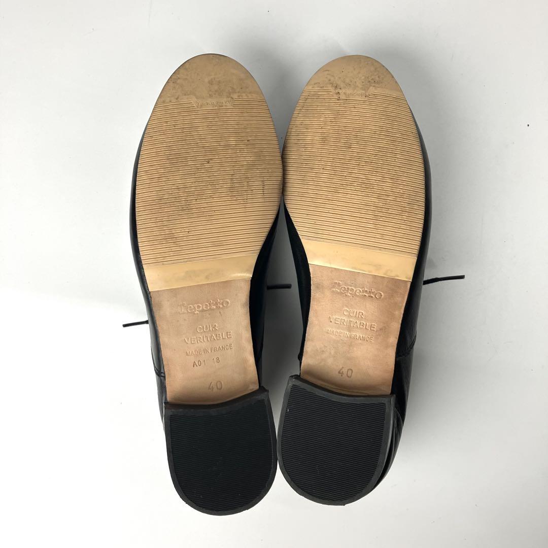 【7】レペット　オックスフォード　Zizi Men ジジ　山羊革　黒　40
