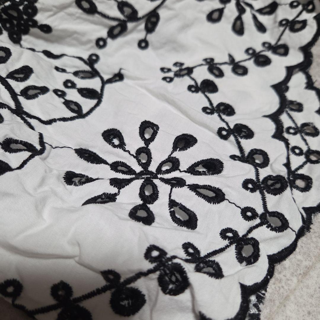 刺繍入りフリル袖トップス 黒 楽天市場】黒 フリルカットソーの通販
