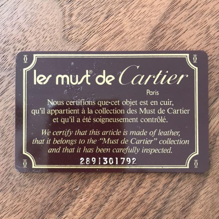 定番大得価 Cartier ヴィンテージ 保証書付き J3Tos-m55686957682 カルティエ ショルダーバッグ 2022新款