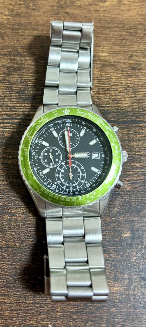 【箱付き】SEIKO セイコー 腕時計 7T92-0CF0 グリーン